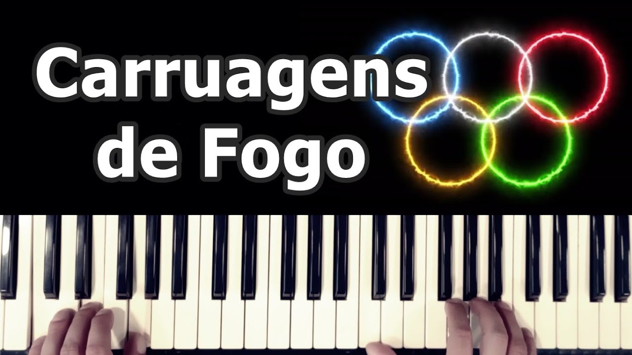 Como tocar CARRUAGENS DE FOGO com as duas mãos - Teclado | Piano | Simplificado | Iniciante