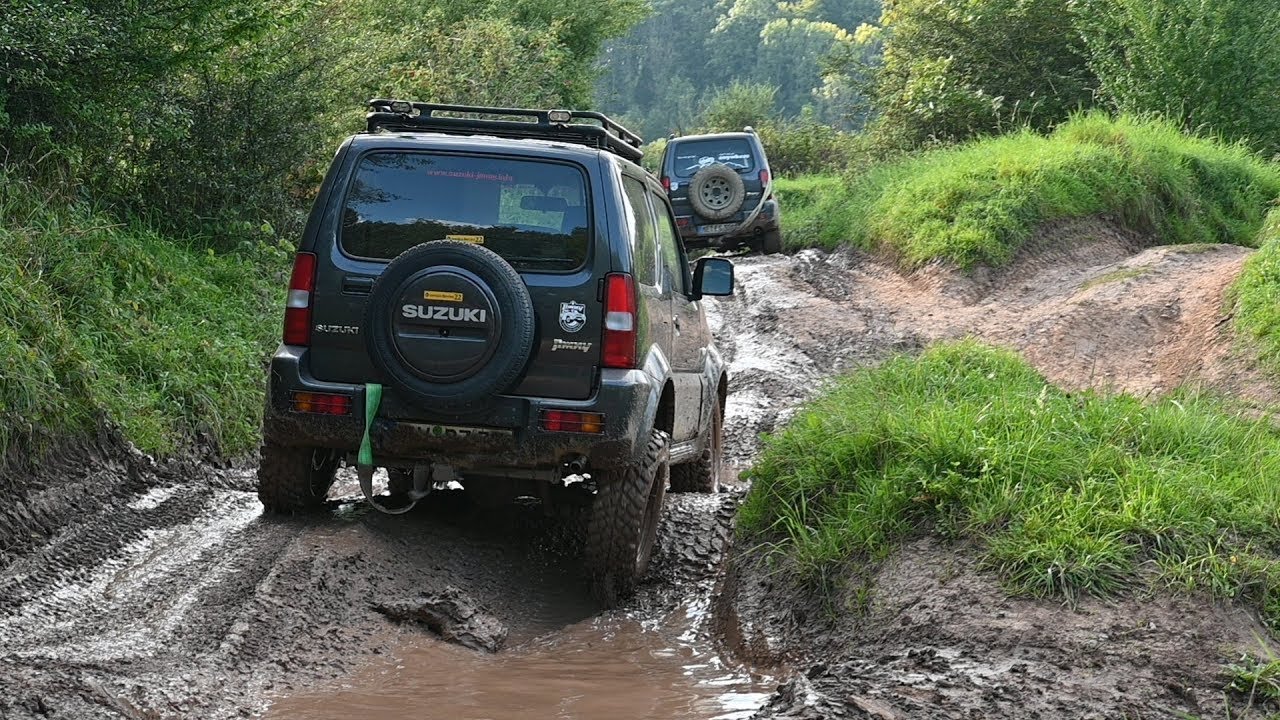 Suzuki Jimny Offroad  Prinzessinweg uncut im Freizeitpark Mammut