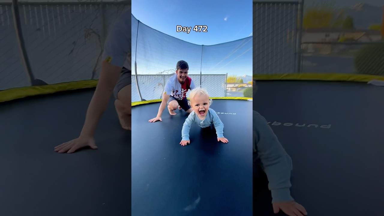 MONTH 16 Compilation Of Backflips For My Son Until He Compliments Me ❤️