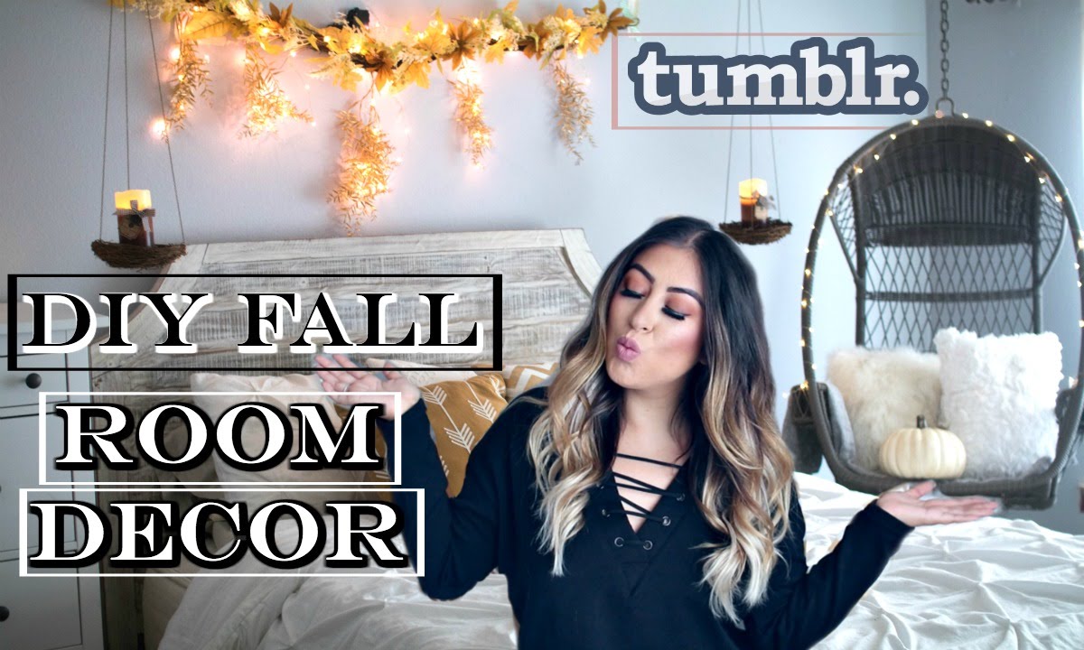 DIY FALL ROOM DECOR 2016 TUMBLR!