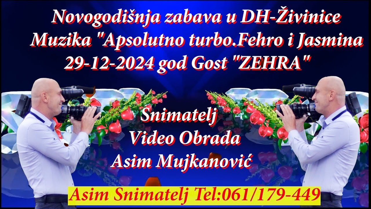 Novogodišnja Zabava u HD-Živinice Muz-Apsolitno turbo Jasmina i Fehro 29-12-2024 Asim Snimatelj