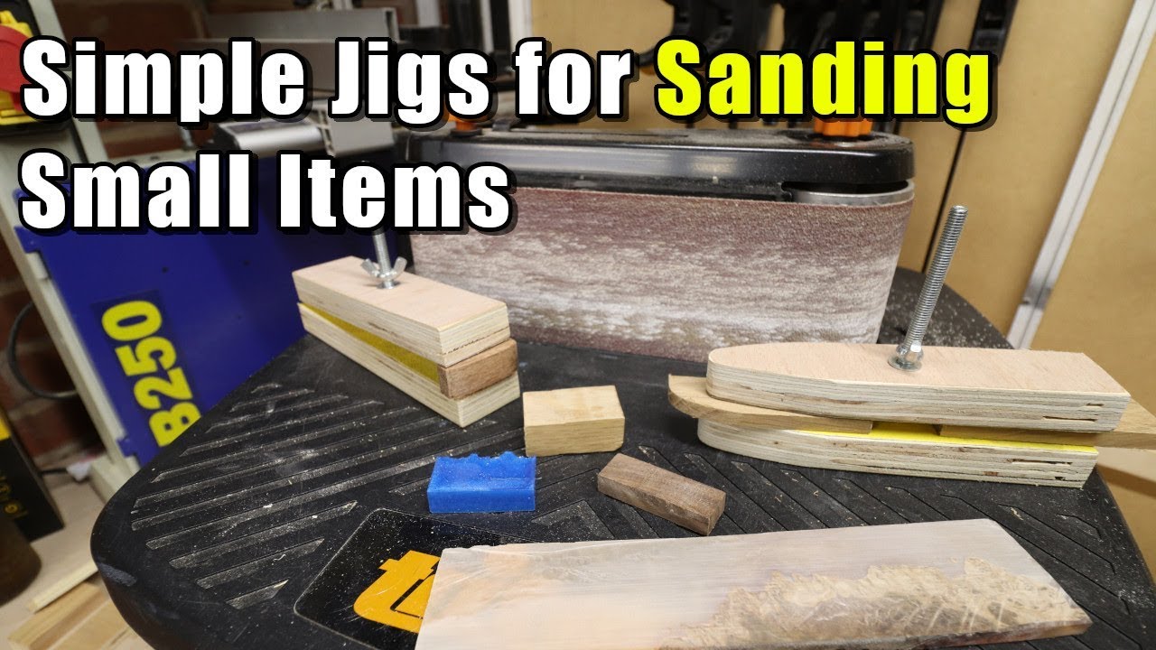 Simple Jig for Sanding Small Pieces of Wood