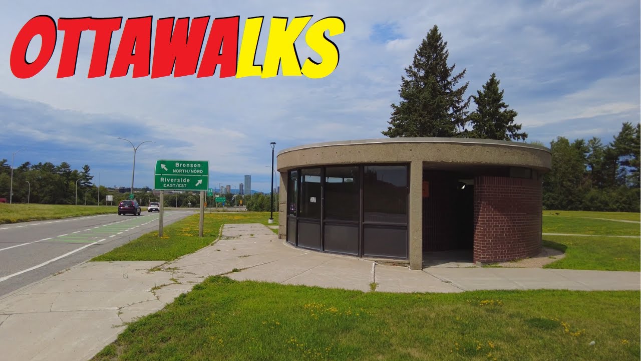 What inside the Bronson Ave pedestrian tunnel looks like - From CRA to Edward Drake Building -Ottawa