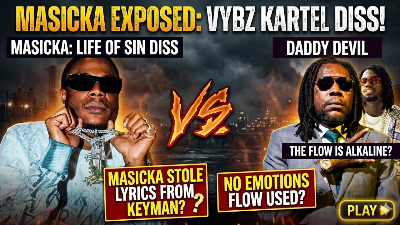 MASICKA EXPOSED: Stole ALKALINE Lyrics for VYBZ KARTEL D!$$? 😱