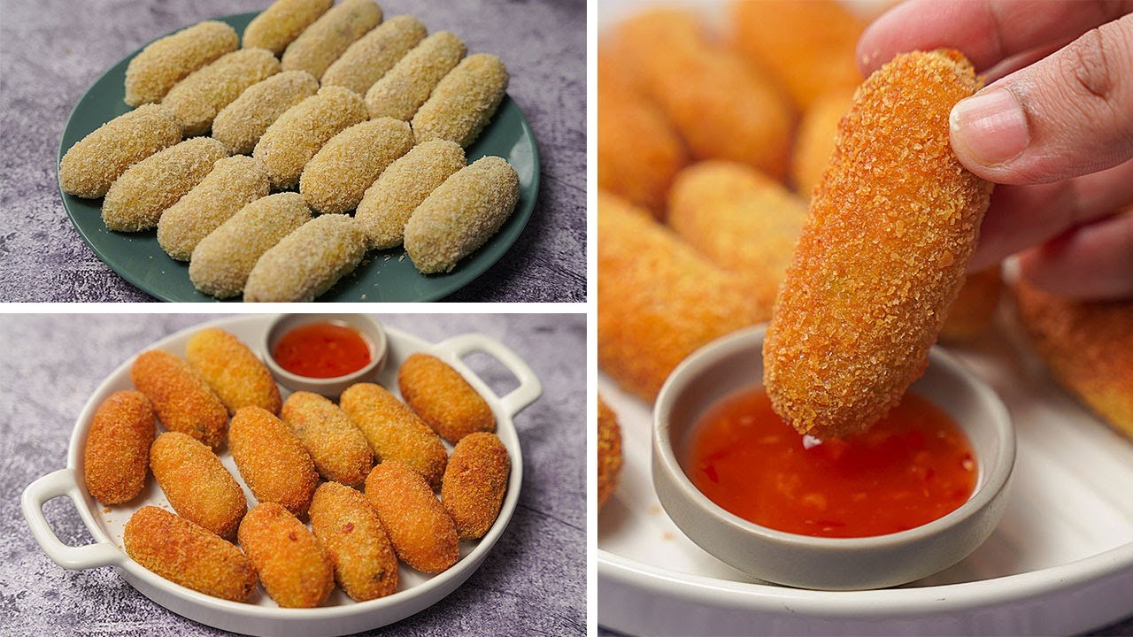 Easy Snacks Recipe | Chicken Potato Rolls | Potato Chicken Snacks Recipe | Yummy