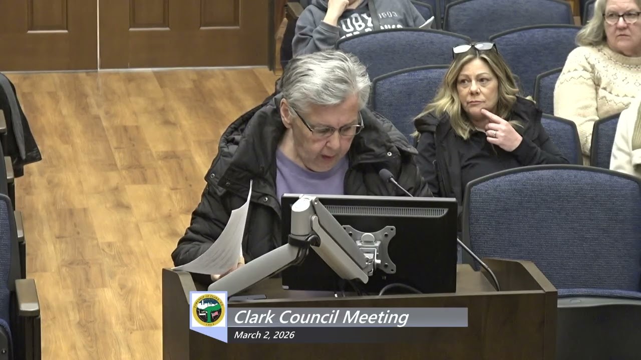 Clark Council Meeting March 2 2026