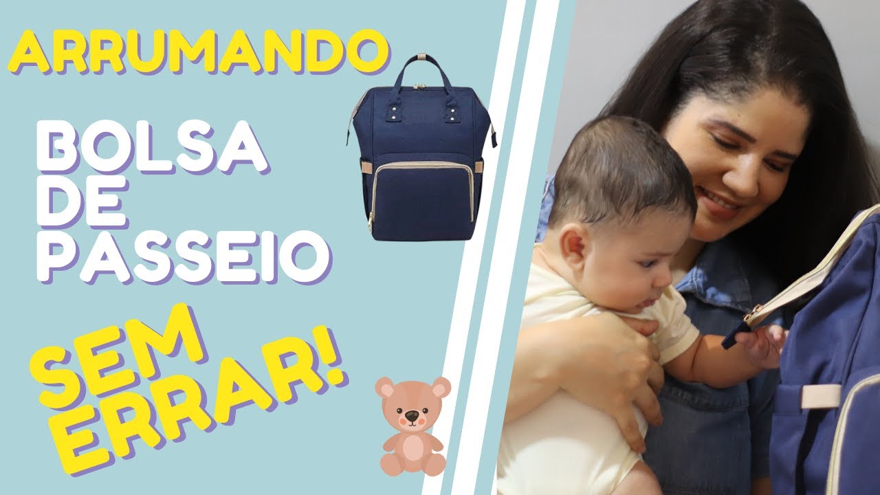BOLSA DO BEBÊ - Como arrumar a bolsa do bebê para  sair