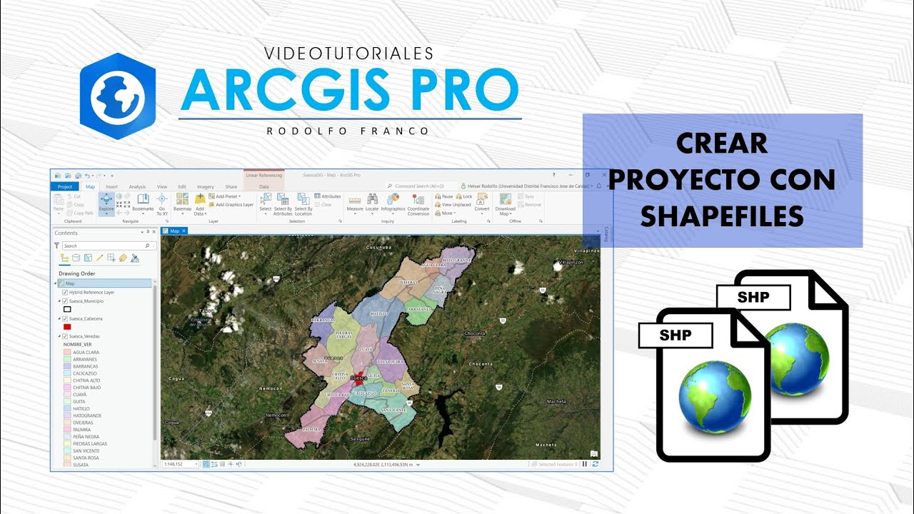 ArcGis Pro  - Crear Proyecto con Shapefiles