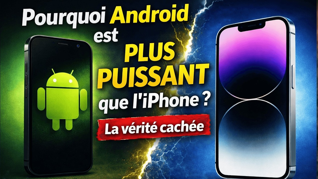 Pourquoi Android est PLUS PUISSANT que l’iPhone ? (La vérité cachée)