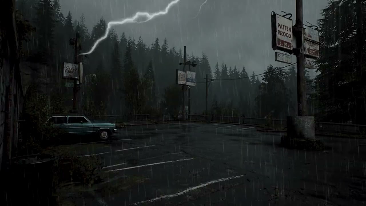 Post-Apocalyptic Rainstorm 🌧️ Deep Dark Ambience for Calm, Sleep & Focus