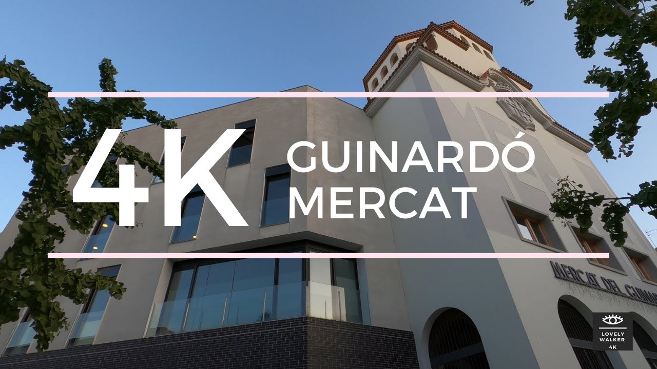 BARCELONA CITY WALK [4K] - Mercat del Guinardo - Maragall, Spain.