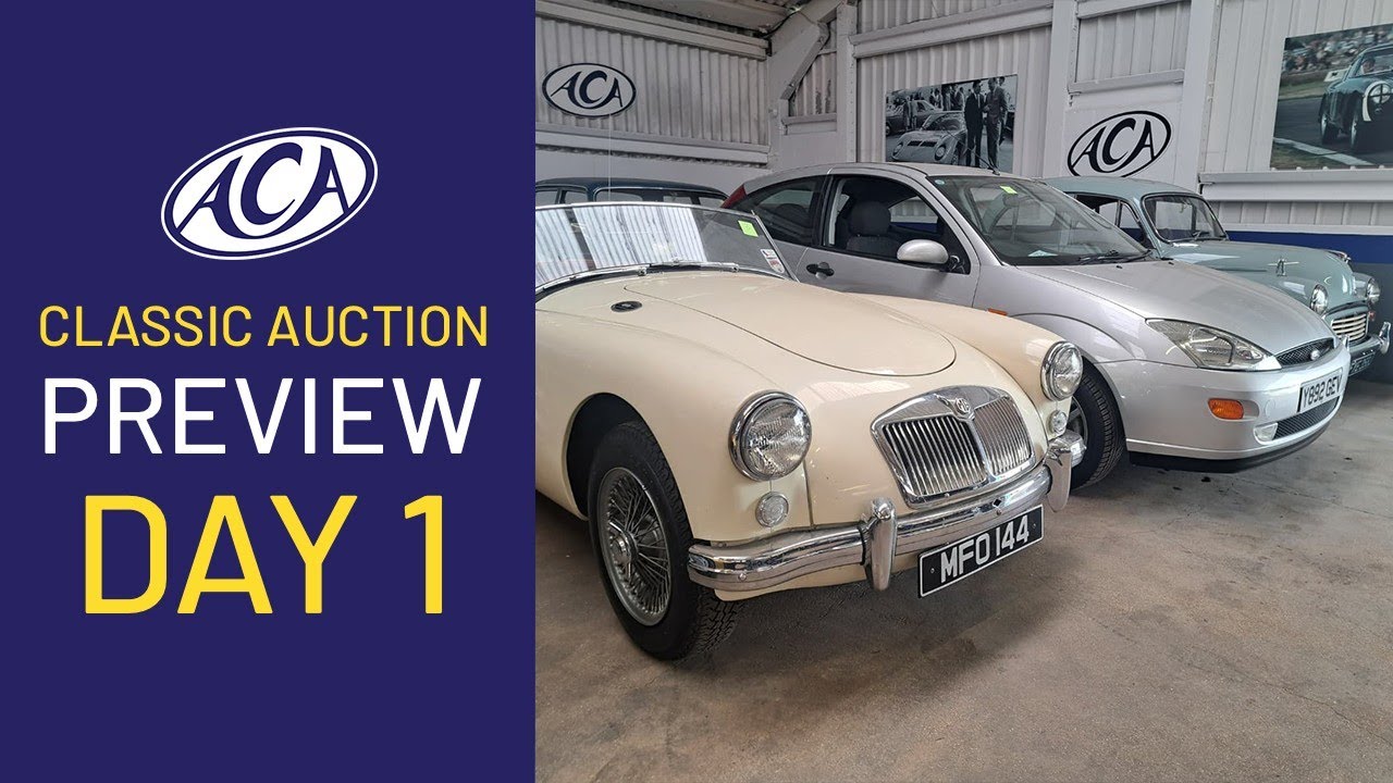PREVIEW DAY 1 - 300 Classic Cars & 90 Classic Motorcycles - Anglia Car Auctions, Classic Car Auction