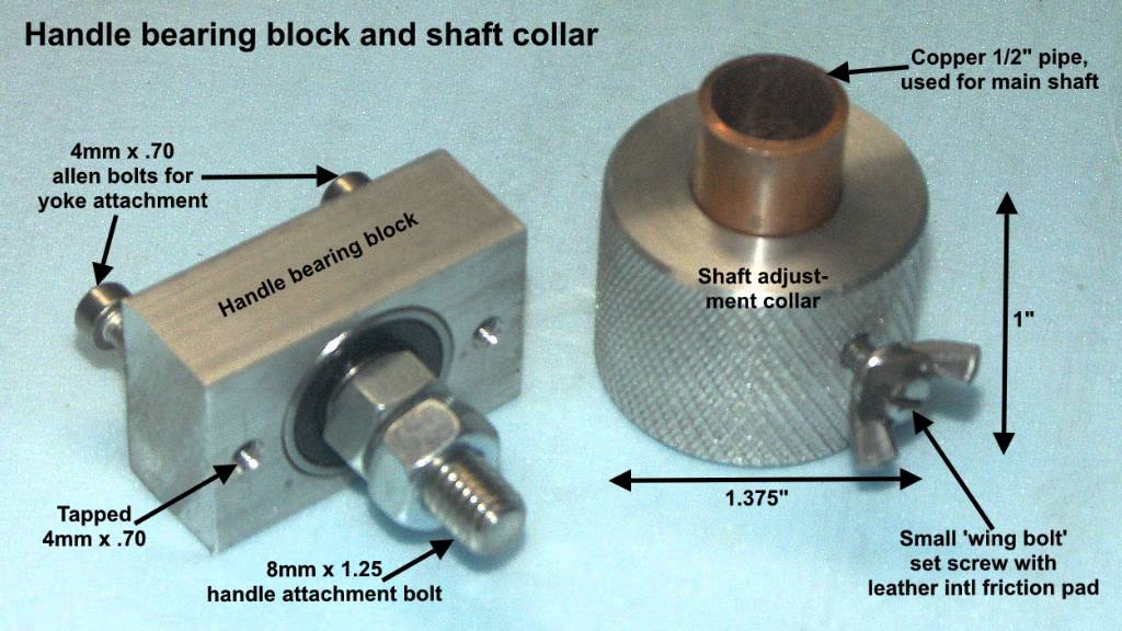 A GlideCam initial build details, phase 1 - main fabrication.