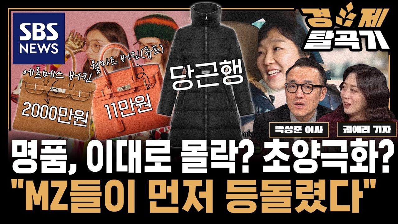 호경기엔 구찌, 불경기엔 에르메스 잘 나간다?&hellip;'로고'가 부끄러운 시대, 명품은 정말 몰락할까? ft. 박상준 이사 / SBS경제탈곡기