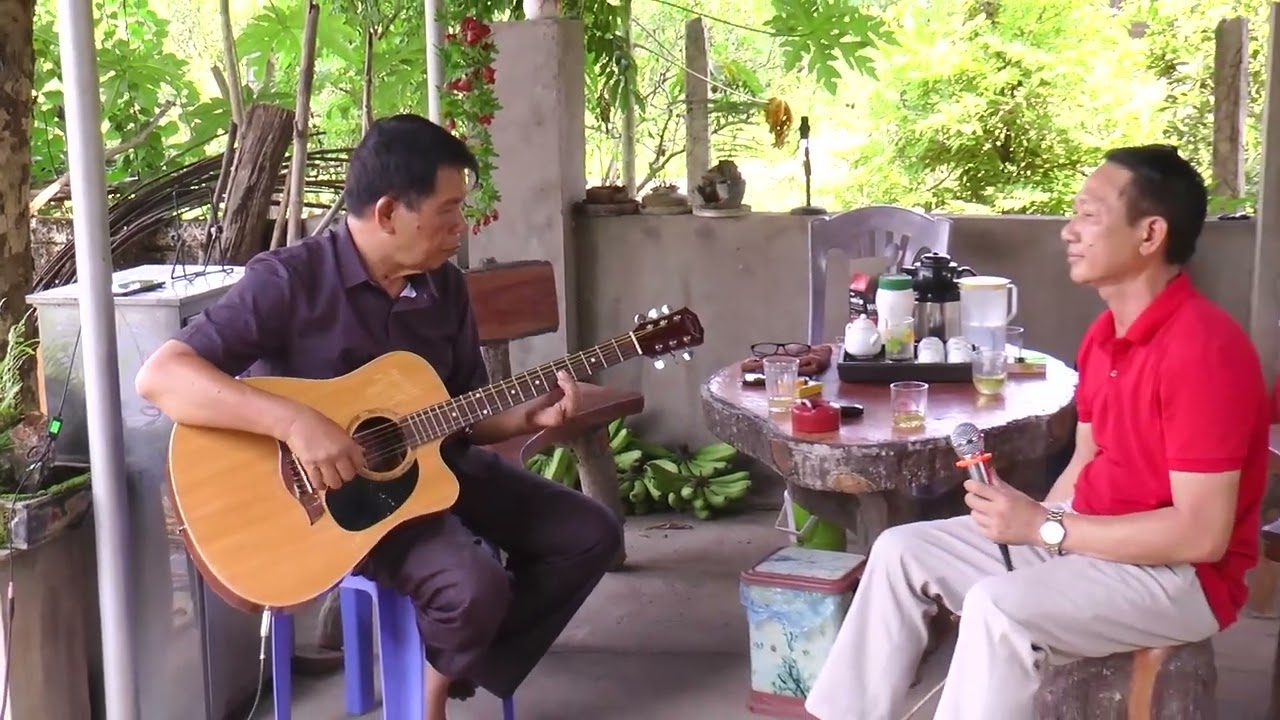 VẾT CHÂN TRÒN TRÊN CÁT - st: Trần Tiến - tb: Đức Thuận - guitare: Trần Thắng - 27/7/2023.
