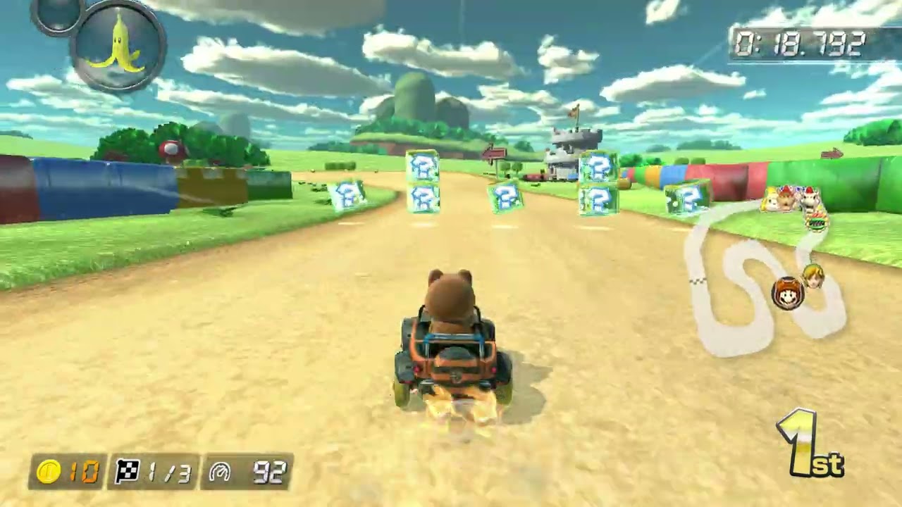 Mario Kart 8 Deluxe: Custom Track - SNES Donut Plains 1