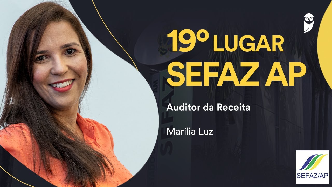 Concurso SEFAZ AP: bate-papo com Mar&iacute;lia Luz, aprovada para Auditor da Receita Estadual. Confira!