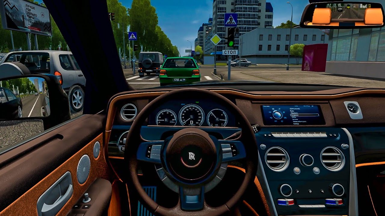 2020 Rolls Royce Cullinan - City Car Driving [Steering Wheel Gameplay]
