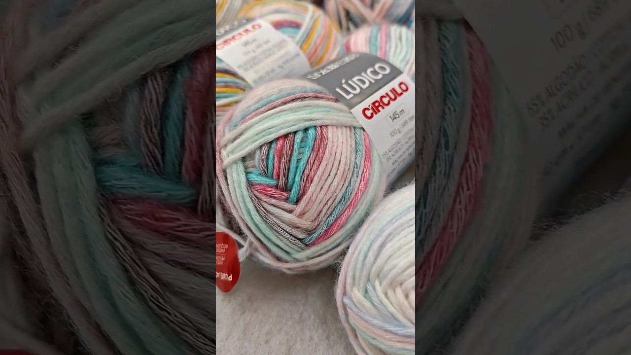 Lan&ccedil;amento 2025 C&iacute;rculo: Fio L&uacute;dico 💎 #crochet #trico #lamulticolor