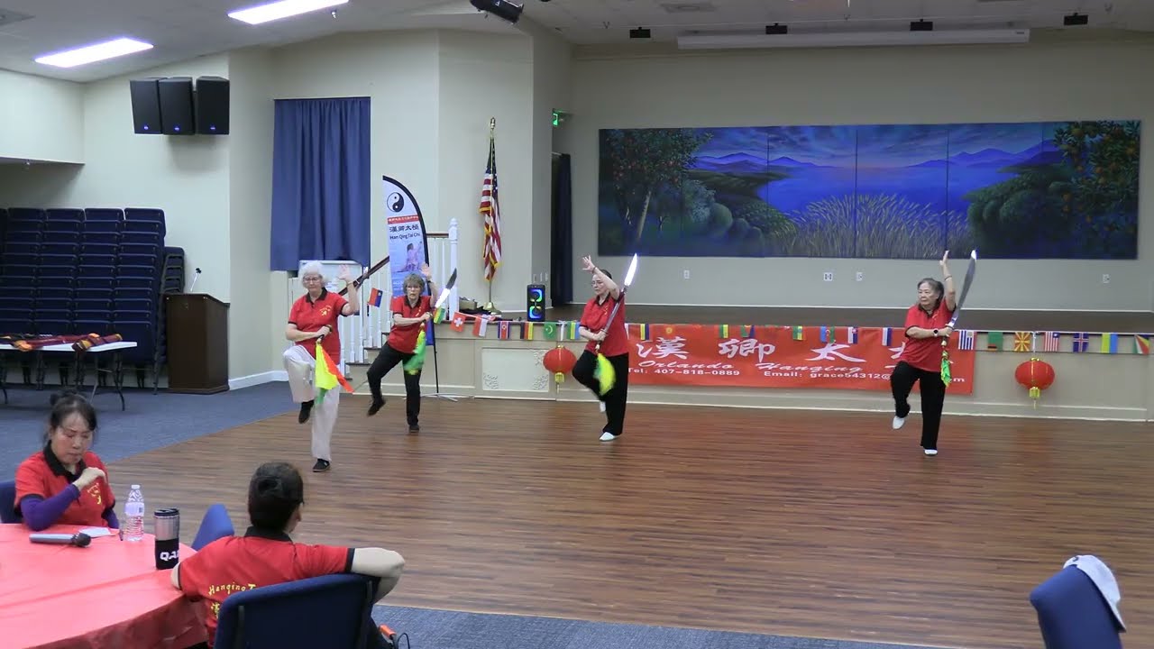 Tai Chi Broadsword at the Hanqing Tai Chi 2026 Lunar New Year Celebration in Tavares, Fl 8 Feb 2026.