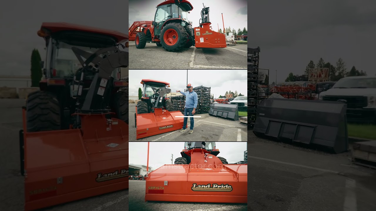 Rear Snow Blowers: Effortless Snow Removal  #adamstractor #snowremoval #snowremoval