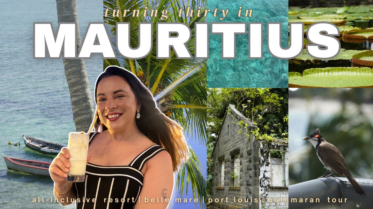 MAURITIUS TRAVEL VLOG | turning thirty, snorkeling, catamaran, visiting Port Louis and Pamplemousses