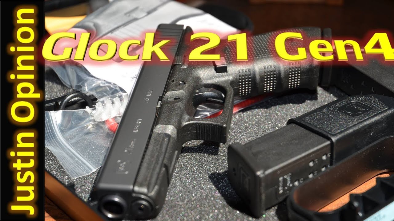 Glock 21 Gen4: Unboxing and first shots