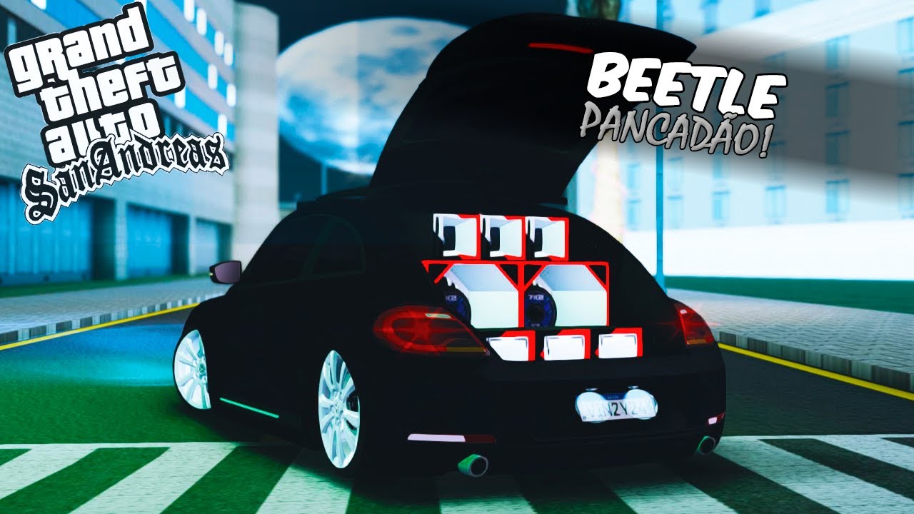 Megatron- Pega a Maldade Da bandida// Gta Sa Role de New Beetle na Fixa com som + Grave Forte