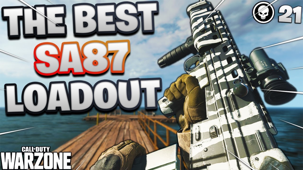 21 KILL WARZONE SOLO WIN! The BEST SA87 LOADOUT | Modern Warfare