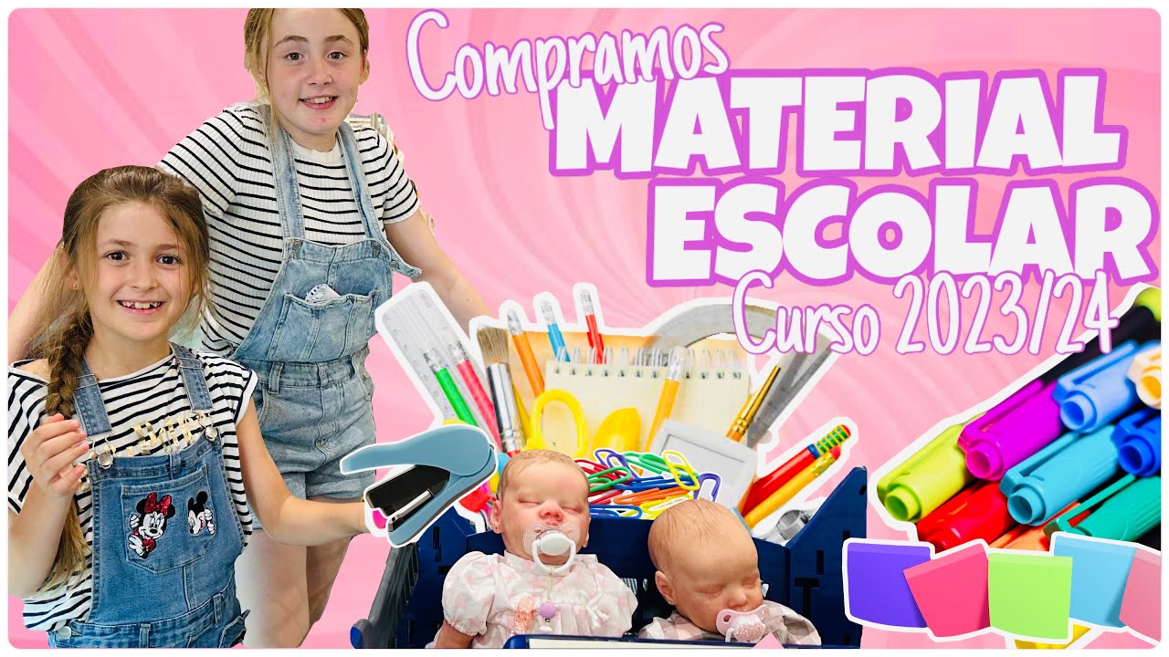 Vlog ¡¡VUELTA AL COLE!! 🏫 COMPRAMOS todo el MATERIAL ESCOLAR 2023-24📘
