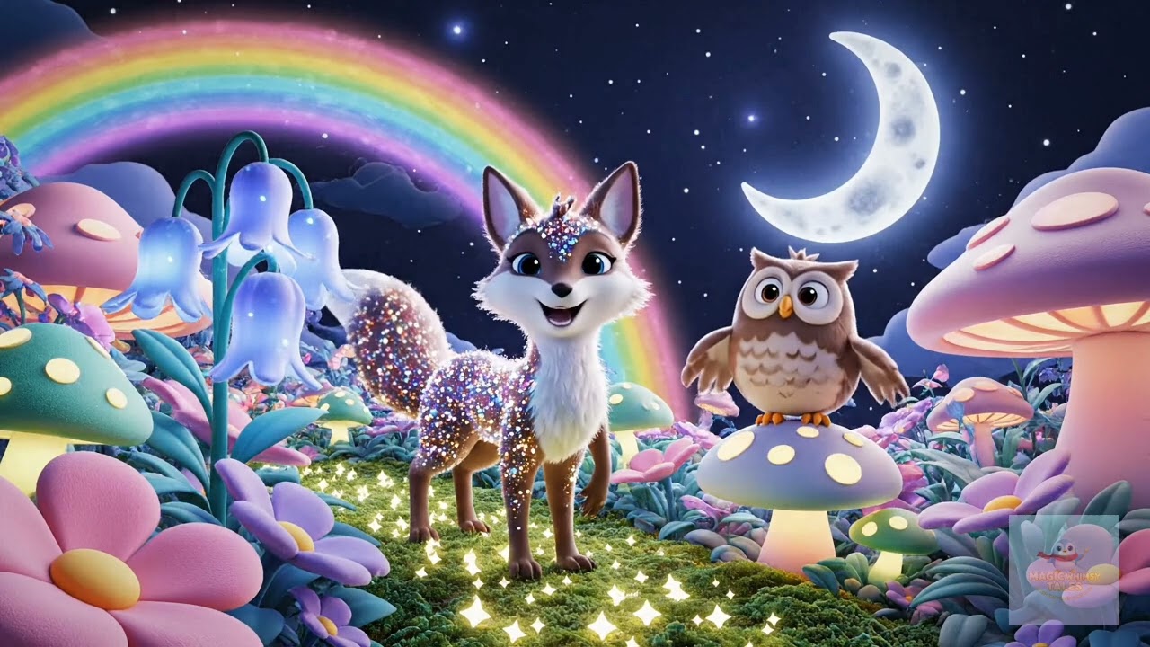 The Starry Key and the Midnight Garden** 🔑🌙 #magicwhimsytales #animatedstories #whimsicaltales