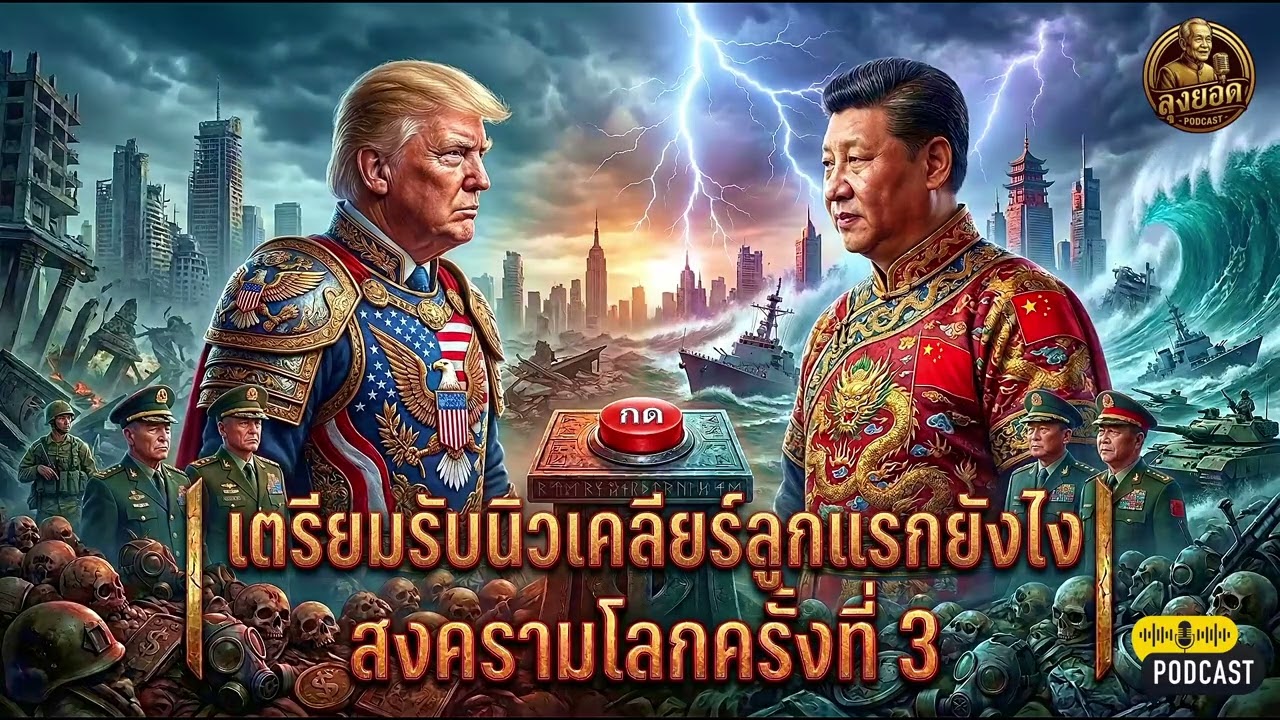 สงครามโลกครั้งที่ 3 EP.6 เตรียมตัวรับนิวเคลียร์ลูกแรกยังไง แฉแผนลับมหาอำนาจ│ลุงยอด - PODCAST