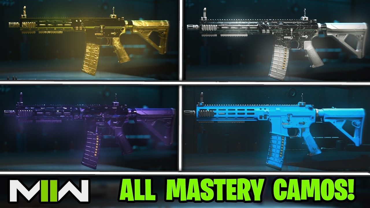 Modern Warfare 2: How to Unlock All Mastery Camos (Gold, Dark Matter) MW2 Multiplayer (Completionist