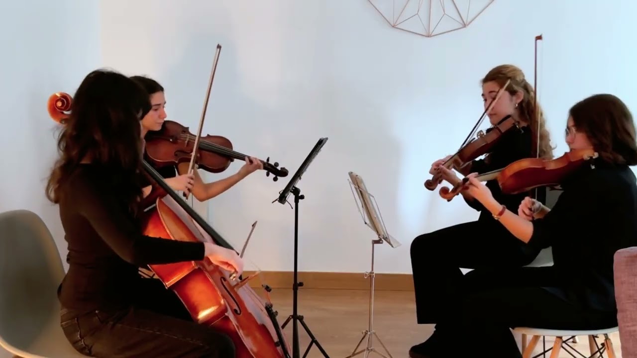 Dancing in the moonlight (Toploader) - cover by Cuarteto Boulanger