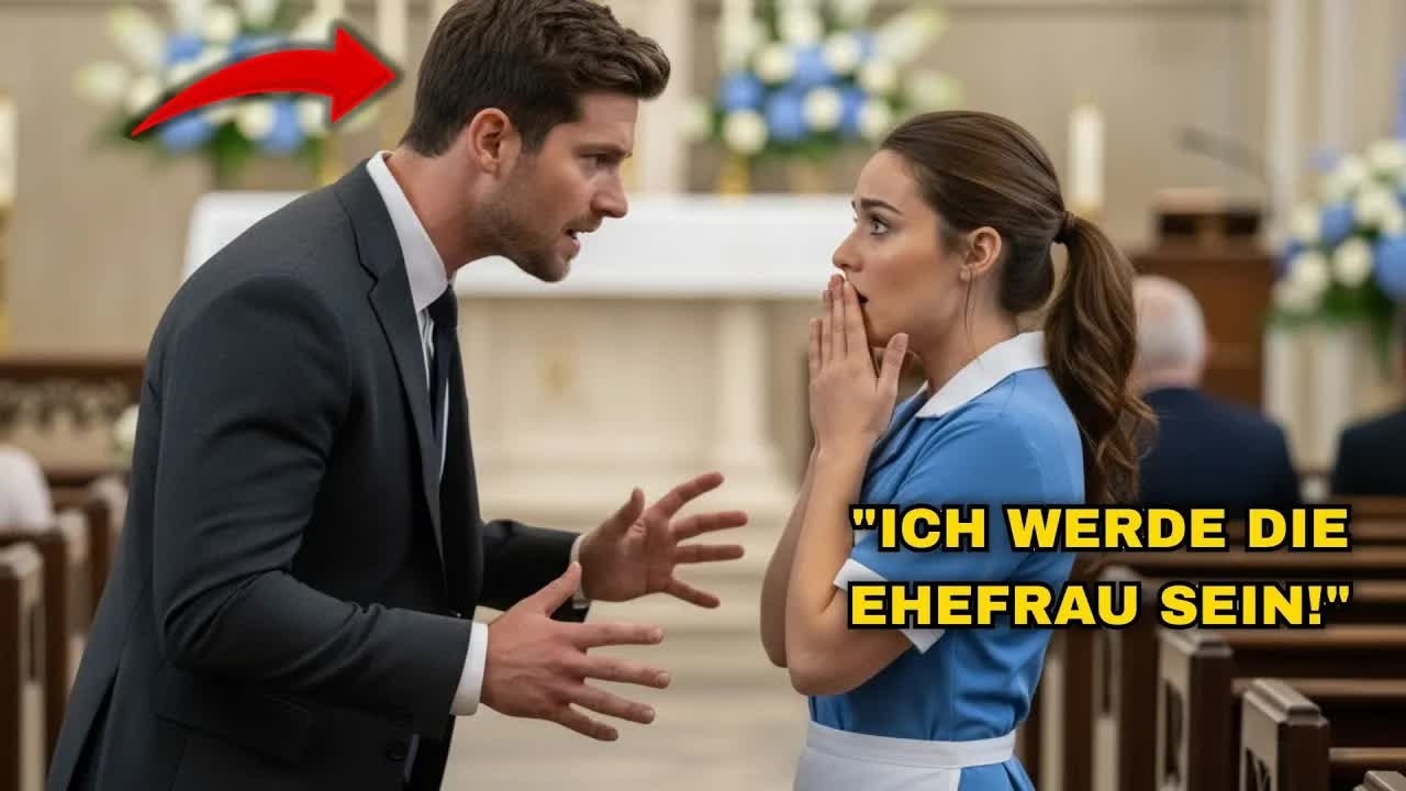 MEINE VERLOBTE HAT MICH VERLASSEN  RETTE MICH, PUTZFRAU!“, SCHRIE DER MILLIONÄR AM ALTAR
