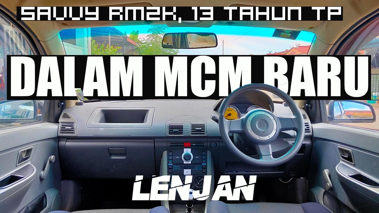 Proton Savvy RM2k, jom tengok Interior pulak! Ok ke KO?