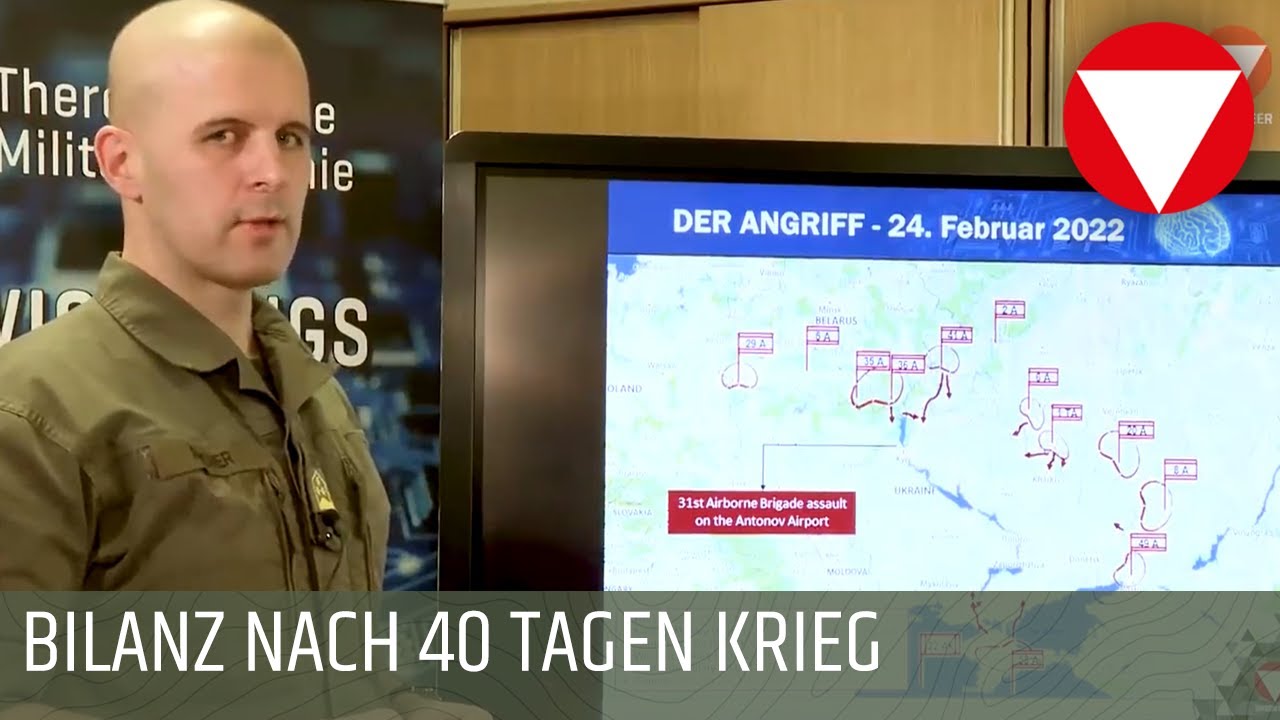 Krieg in der Ukraine: Bilanz nach 40 Tagen