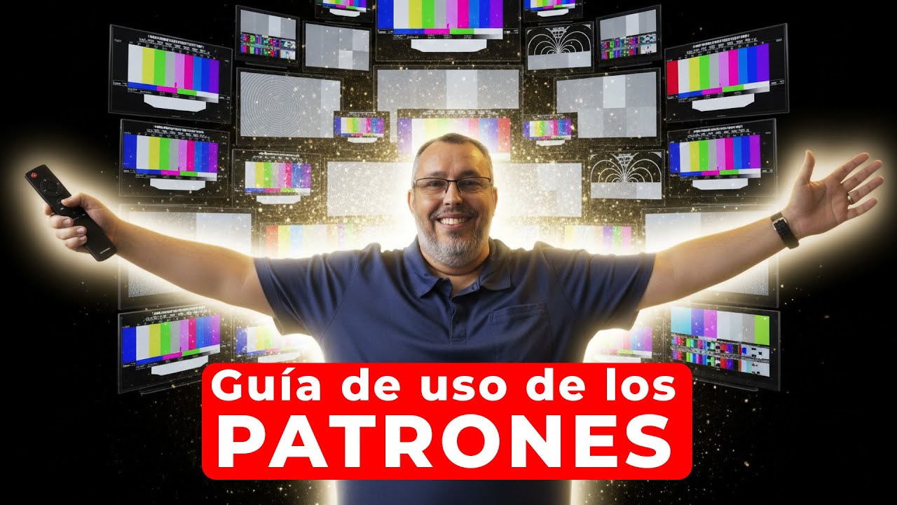 Ajusta como un PROFESIONAL cualquier televisor con estos PATRONES