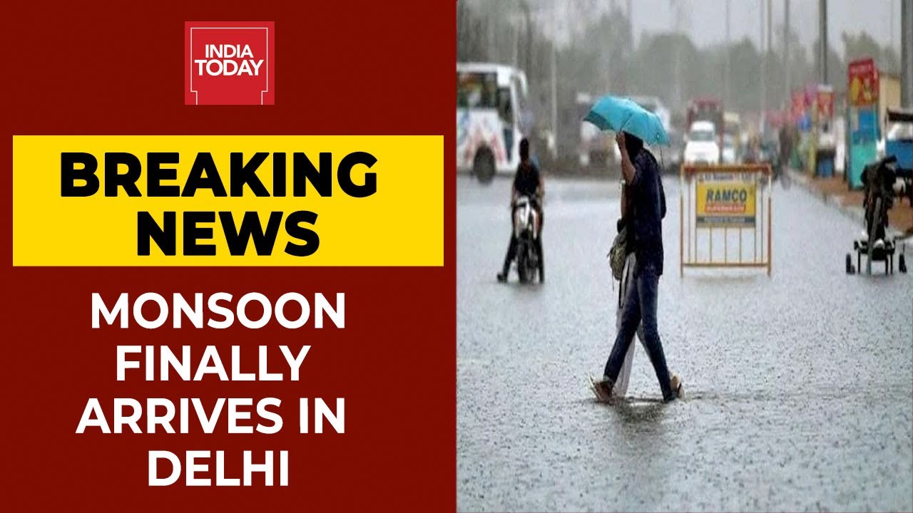 Rain Lashes Parts Of Delhi, Brings Respite From Sweltering Heat | Breaking News | India Today