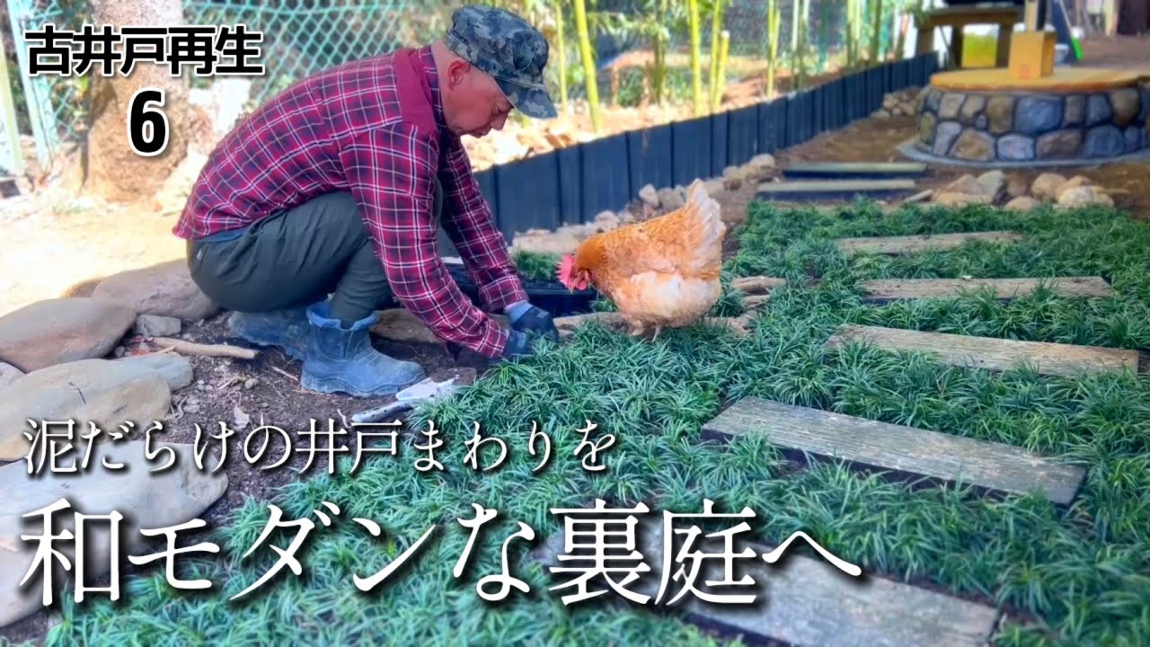 【古井戸再生6】パステル井戸のリベンジどうなった？/枕木の小径と花壇/新しい家族をお迎え♡