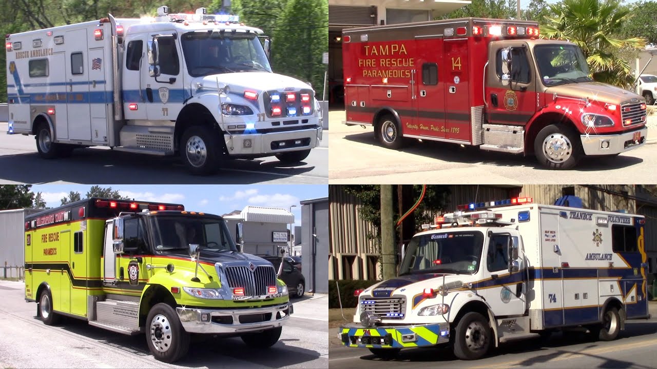 Ambulances Responding Compilation Part 24