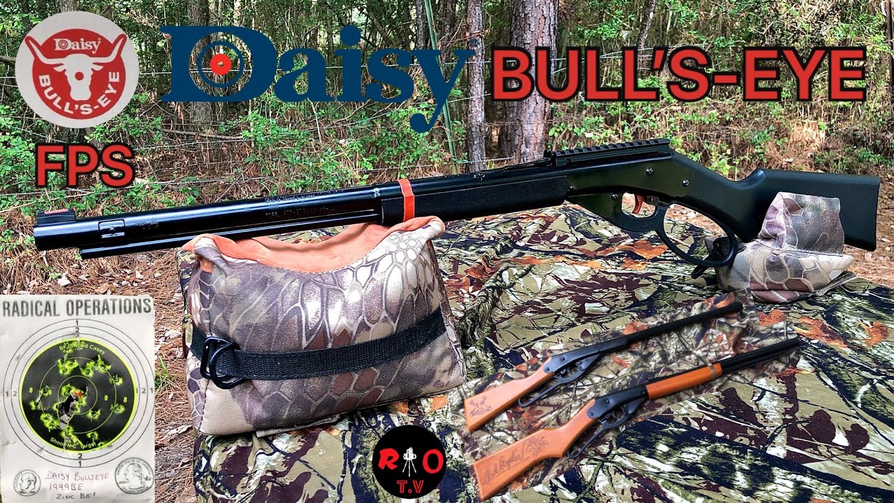 Обзор нового пневматического ружья Daisy Bullseye и сравнение стрельбы/шутера от первого лица с Red Ryder и Buck