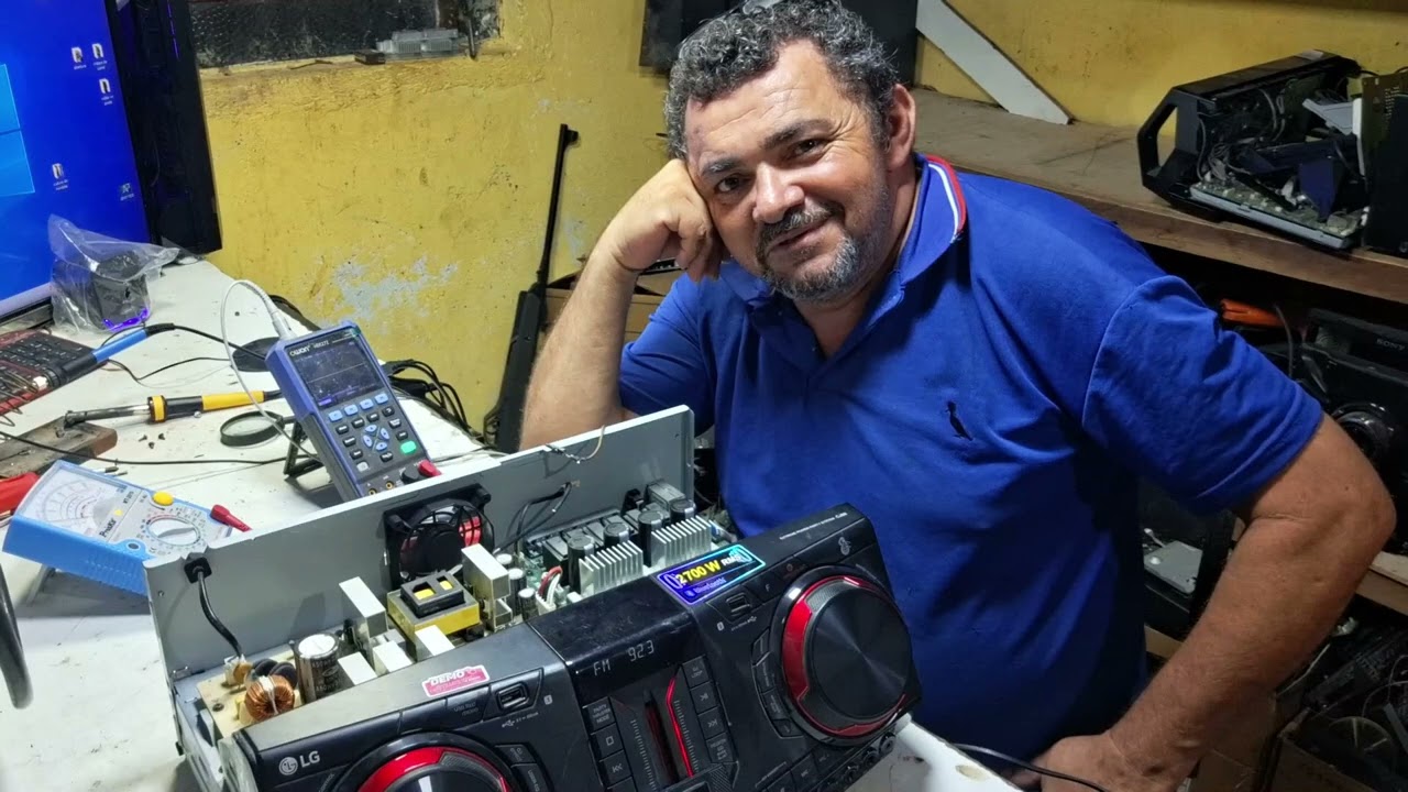 MINI SYSTE LG CJ98 INPERANTE RESOLVIDO