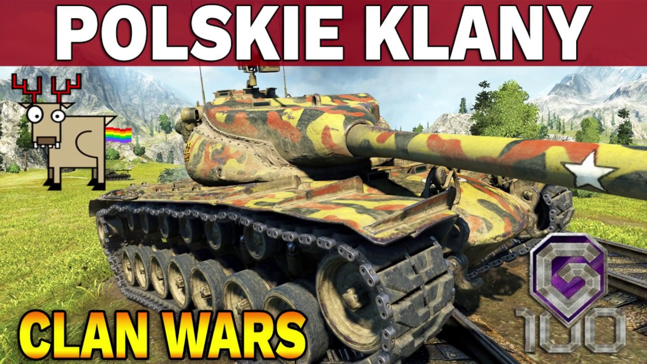 POLSKIE KLANY - G100 vs WHYOU - Bitwy Klanowe - World of Tanks