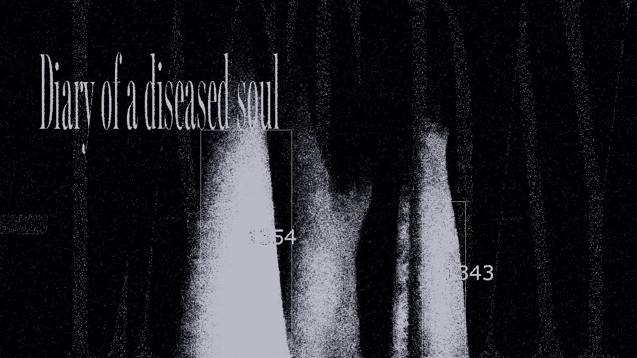 Satie, Gnossienne No  1. Visual : Diary of a diseased soul - last day