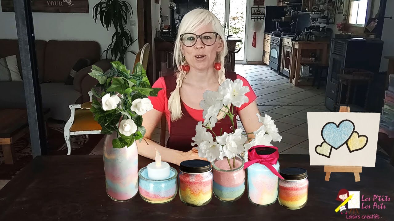 Tuto diy loisirs créatifs Sable coloré