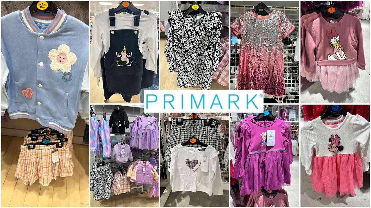 Primark kids girls clothes 1-8 years new collection / December 2023