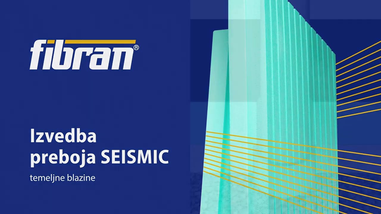 Izvedba preboja SEISMIC temeljne blazine