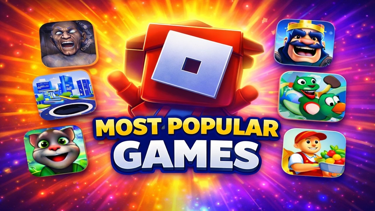 Playing The Most Popular Mobile Games (Roblox, Granny, Hole.io)