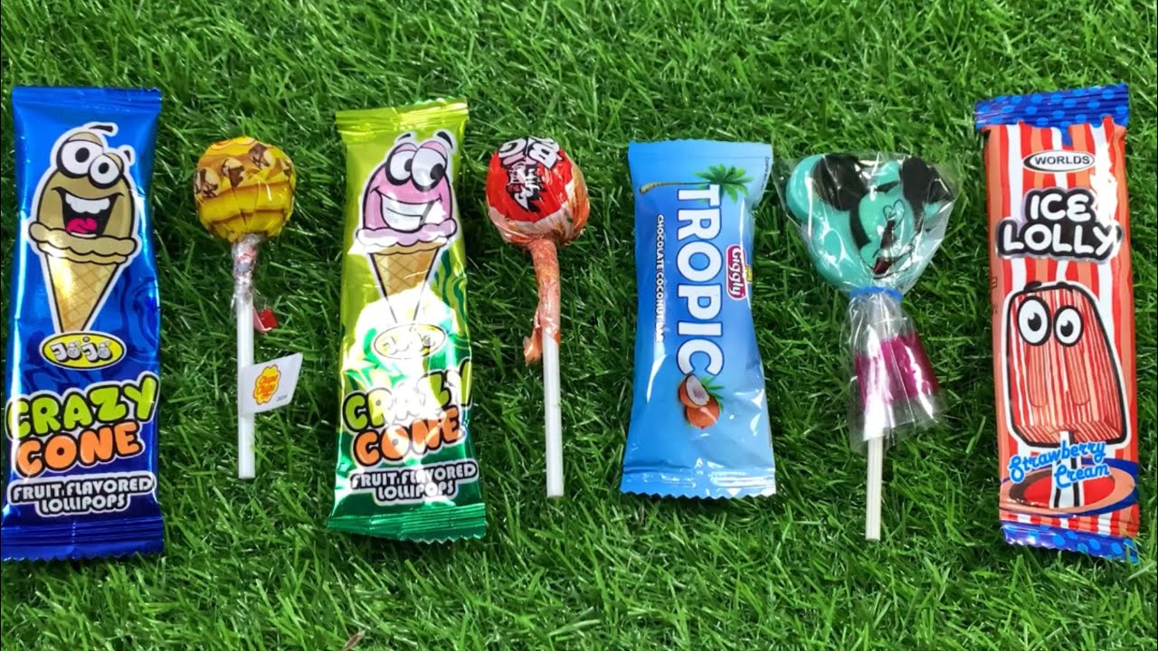 ASMR Most Popular Candys | Satisfying Video Unboxing Rainbow Lollipop Candy with Yummy Sweets